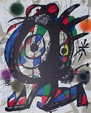 Joan Miro Original Lithograph UNFramed Abstract Modern Art 1964 - 1969 picture