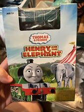 THOMAS THE TRAIN & FRIENDS - Henry And The Elephant DVD And Wooden Train Sealed picture