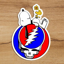 Grateful Dead Snoopy Peanuts Woodstock Steal Face 4.5 inch Jerry Garcia Deadhead picture