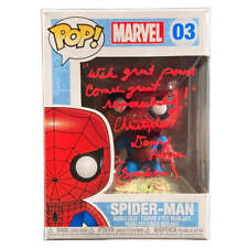 Christopher Daniel Barnes Signed Funko POP Marvel Spider-Man Autographed JSA COA picture