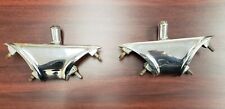 1961 1962 1963 IMPERIAL LH & RH CHROME HEADLIGHT CENTER MOUNTING BRACKETS OEM picture