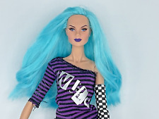 Integrity Doll Rerooted Blue Hair Custom Paint OOAK 2013 picture