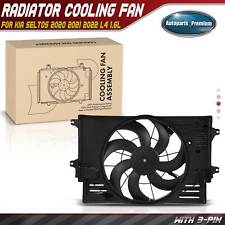 Engine Radiator Cooling Fan w/ Shroud Assembly for Kia Seltos 2021-2022 L4 1.6L picture