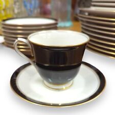 NORITAKE IVORY & EBONY 50 PIECES Excellent Condition 7274 picture