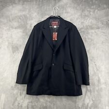 Frontier Town Coat Mens 44 Black Gabardine Wool Western Cowboy USA NEW picture