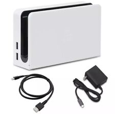 Genuine Nintendo Switch OLED White Dock Set with AC Adapter and HDMI Cable picture