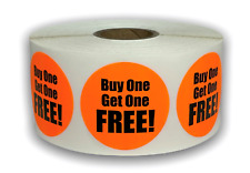 Buy One Get One Free Sticker, Self-Adhesive (1.5