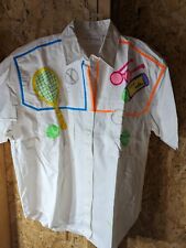 The Mamas hand painted medium size 100% cotton button up top picture