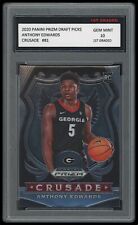 ANTHONY EDWARDS 2020-21 PANINI PRIZM DP CRUSADE 1ST GRADED 10 ROOKIE CARD RC #81 picture