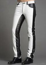 Genuine cow leather men’s pants cool looking new style motorbike pants  picture