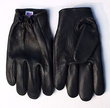 Kevlar-Lined Leather Motorcycle Gloves (Black) - USA MADE -  (USA) picture