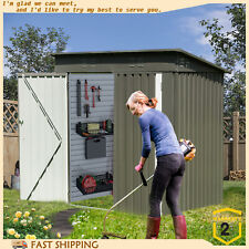 6 x 4 ft Outdoor Storage House Tool Shed Backyard/Garden Tool Shed Heavy Suty US picture