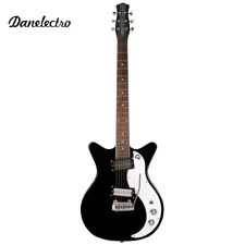 NEW Danelectro '59XT Classic Electric Guitar Black with Wilkinson Tremolo picture