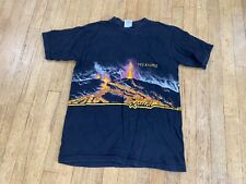 Vintage Lava Blues Acid Wash Kauai Hawaii T-Shirt Crew Neck Adult Cotton Sz L picture