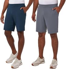 32° Degrees Cool Performance Active Short 2Pk Med Gray/Blue Stretch Breathable picture