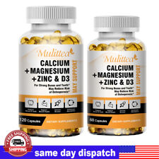 Calcium Magnesium Zinc with Vitamin D3 Strong For Bone Health Muscle Improvement picture