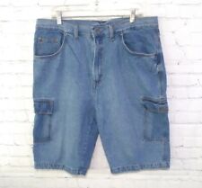 Bugle Boy Cargo Denim Dark Wash Shorts Men's Size 36 picture