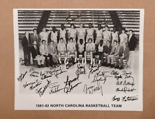 UNC 1981-82 Basketball Team Issued photo Michael Jordan National champions RARE picture