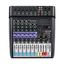 Berlingtone BR-118MX, Bluetooth Professional 8 Channel Audio Mixer DJ Sound C... picture