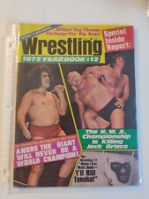 1975 WRESTLING YEARBOOK #12 ANDRE THE GIANT COVER NWA WCW WWE VINTAGE WRESTLING  picture