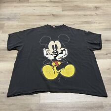 Vintage 90s Disney Mickey Mouse big graphic shirt Super Size Made in USA THRASH picture