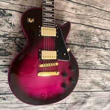 Custom Shop New Standard Purple Tiger L P Electric Guitar Fast Shipping picture