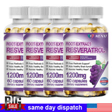 1200mg Resveratrol Capsules - Natural Antioxidant, Anti Aging, Anti Inflammatory picture