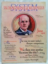 SYSTEM THE MAGAZINE OF BUSINESS JUNE 1926 HENRY S. DENNISON ON COVER VINTAGE picture