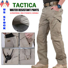 Tactical Mens Cargo Pants Waterproof Work Hiking Combat Outdoor Trousers Pants picture