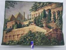 Vintage Belgium Egyptian Pyramids Scene Wall Hanging Tapestry 128x94cm picture