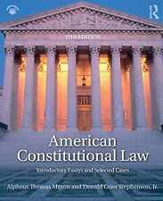 American Constitutional Law: - Paperback, by Mason Alpheus Thomas; - Very Good picture
