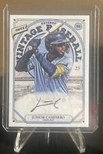 2023 ONYX VINTAGE JUNIOR CAMINERO AUTO ON CARD 2 Of 5 #OAJC RAYS picture