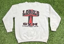 Vintage Lord's Gym Double Sided Crew Neck Sweatshirt Men's XL Distressed picture