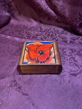 vintage enchanted world f boxes made in Poland poppy puzzle box picture