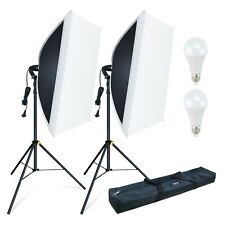 LINCO 2 Softbox Light Kit Photo Studio Photography Continuous Lighting Stand Set picture
