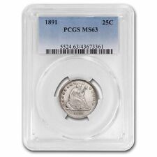 1891 Liberty Seated Quarter MS-63 PCGS picture