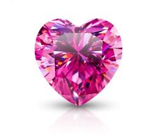2 Ct Natural Pink Diamond Heart Cut D Grade VVS1 +1 Free Gift Rec Q10 picture