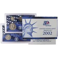 2002 Clad Proof Set U.S. Mint Original Government Packaging OGP COA picture
