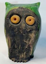 GLI ETRUSCHI Italian 1960s Pottery Owl FREE USA SHIPPING picture