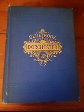 Blue Book Dorchester 1908 Antique Directory & 1905 Map Genealogy Illustrations  picture