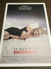 Vintage 1991 In Bed With Madonna Movie Poster 38” X 26” Dino De Laurentiis picture