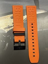 NEW 22MM OEM BREITLING ORANGE DIVER PRO RUBBER STRAP 22-20 W/ PVD BUCKLE picture