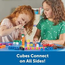 Learning Resources Mathlink Cubes - Set of 100 Cubes, Ages 5+ Kindergarten, STEM picture