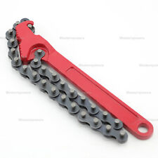 9-inch Adjustable Ratcheting Chain Wrench Adjustable Oil Filter Pipe Wrench picture