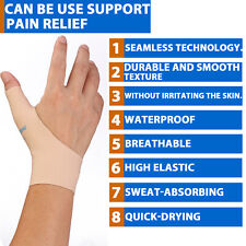 2Pcs Medical Wrist Thumb Compression Sleeve Support Brace Stabiliser Arthrities picture