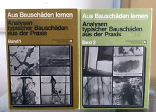 Bauschaden Book Hardcover German Language Band 1 & 2 Vintage 1981 Rudolf Muller picture