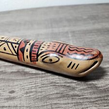 Vintage Wooden Flute Snake Toy wood heavy picture