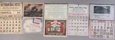 5 VINTAGE 1942 44 46 47 FARM ADVERTISING CALENDARS SWIFTS DAIRY KENYON FARMERS  picture