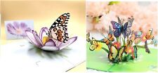 3D Pop Up Greeting Card Flower Butterfly Christmas Thank You Mother Family Xmas picture