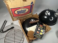 1977 Vintage NOS  Weber Smokey Joe 10001 BBQ Kettle Camping Picnic Grill in Box picture